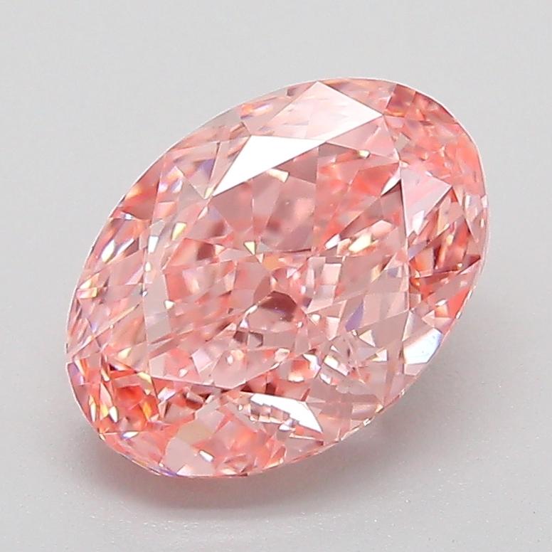 2.25 Ct. Fancy Vivid  Pink Oval Lab Grown Diamond
