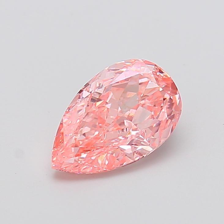 2.00 Ct. Fancy Vivid  Pink Cushion Lab Grown Diamond