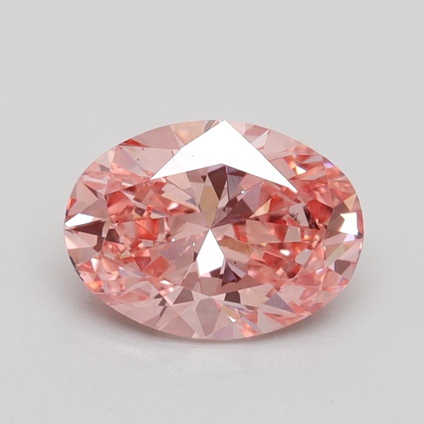 1.40 Ct. Fancy Vivid Pink Oval Lab Grown Diamond