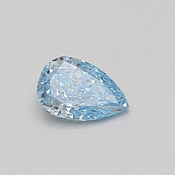 0.33 Ct. Fancy Vivid Blue Pear Lab Grown Diamond