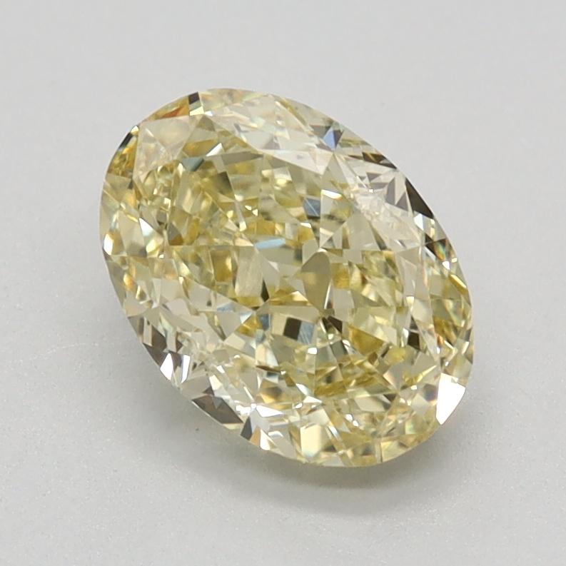 1.26 Ct. Fancy Yellow Oval Lab Grown Diamond