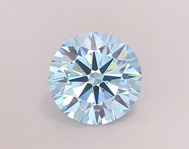 1.02 Ct. Fancy Vivid Blue Round Lab Grown Diamond