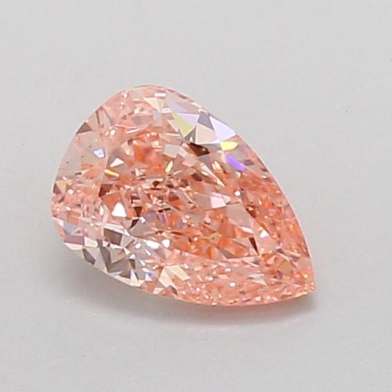 0.70 Ct. Fancy Vivid Pink Pear Lab Grown Diamond