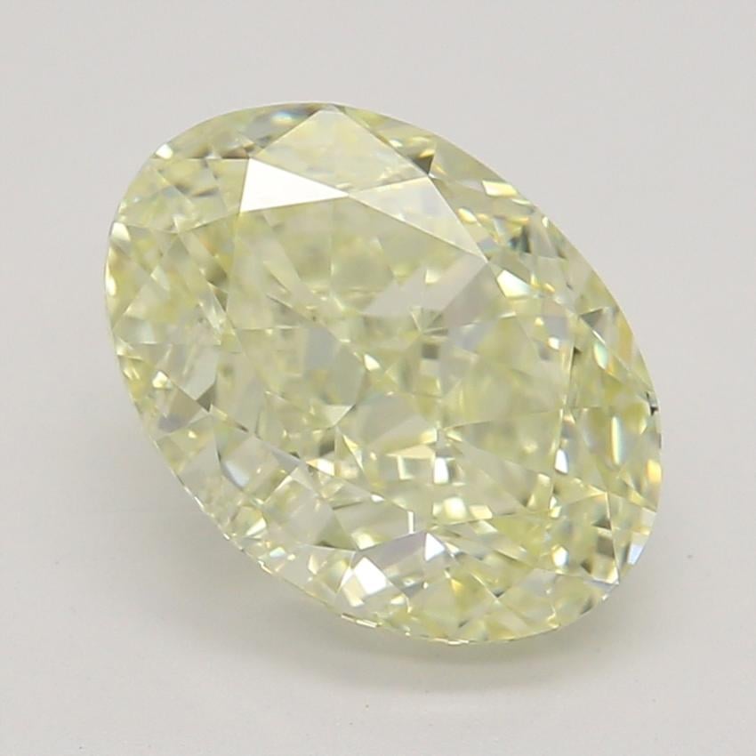 1.30 Ct. Fancy Light Yellow Oval Diamond