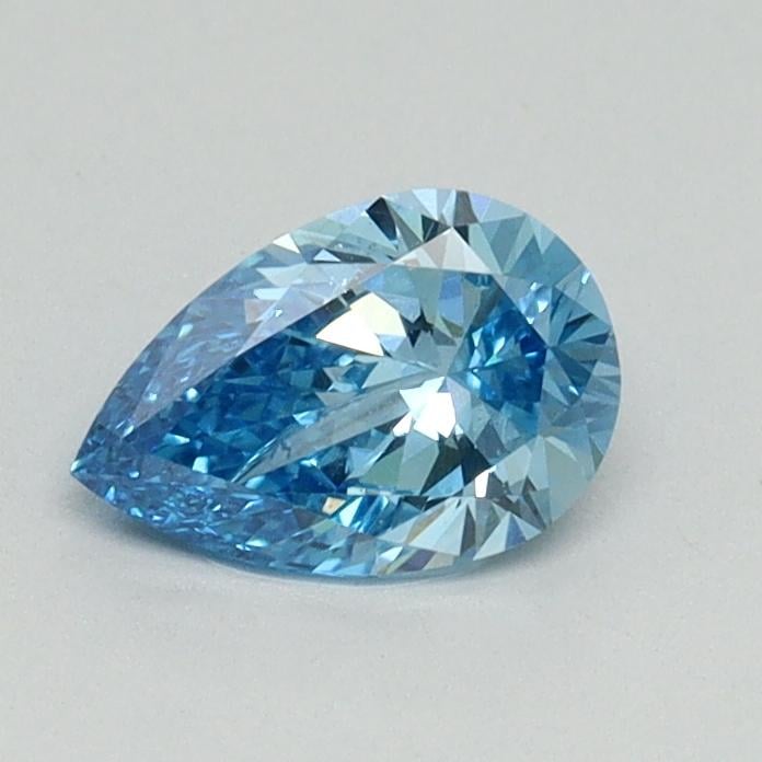 0.53 Ct. Fancy Vivid Blue Pear Lab Grown Diamond