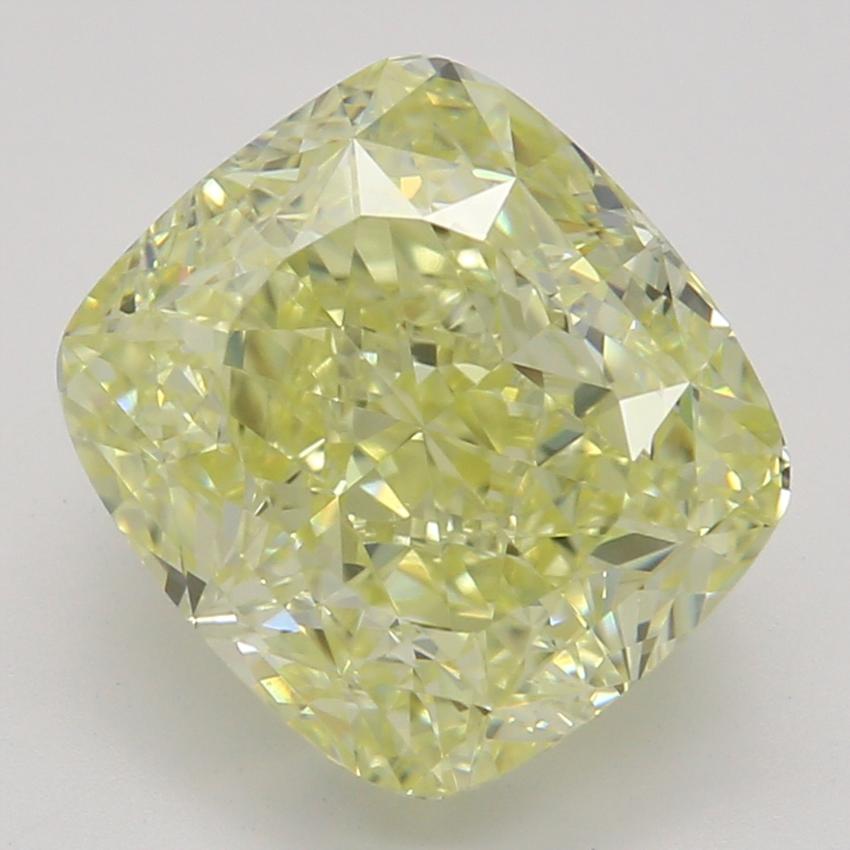 2.51 Ct. Fancy Yellow Cushion Diamond