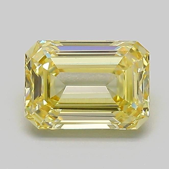 1.04 Ct. Fancy Light  Yellow Emerald Lab Grown Diamond