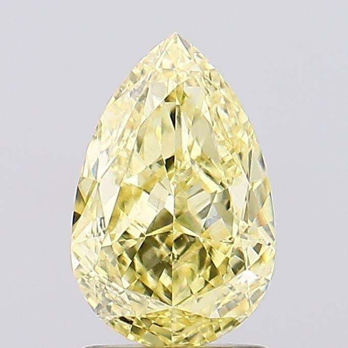 1.78 Ct. Fancy Vivid Yellow Pear Lab Grown Diamond