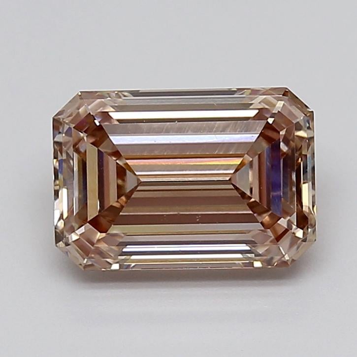3.07 Ct. Fancy  Brown Emerald Lab Grown Diamond