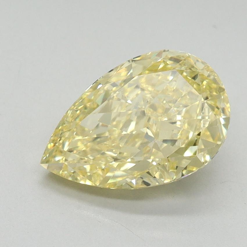 2.02 Ct. Fancy Vivid Yellow Pear Lab Grown Diamond