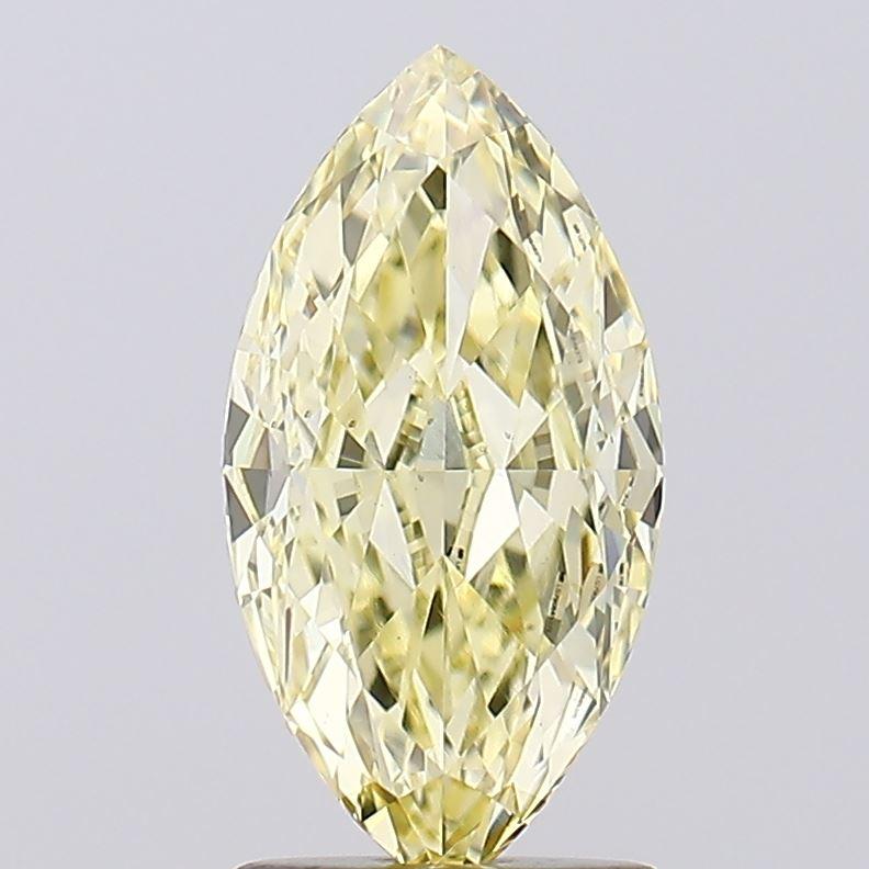 2.05 Ct. Fancy Yellow Marquise Lab Grown Diamond