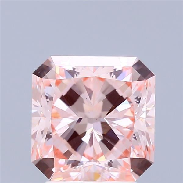 3.01 Ct. Fancy Intense Pink Radiant Lab Grown Diamond