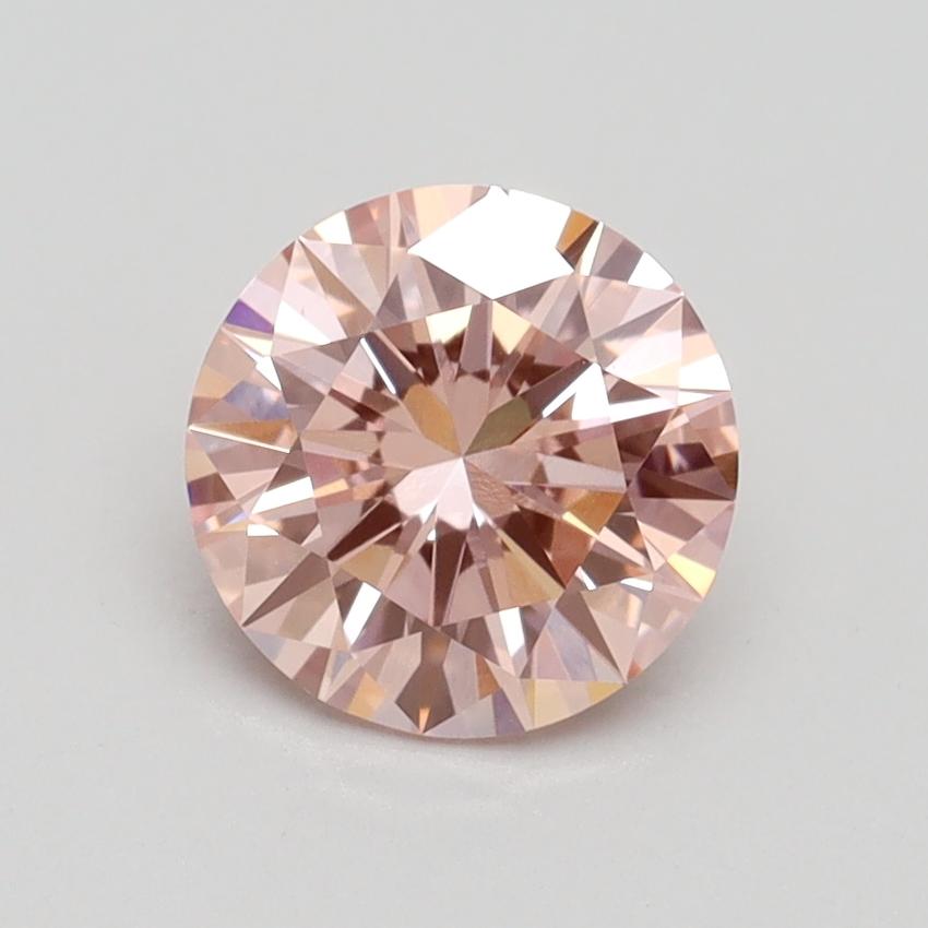 1.30 Ct. Fancy Intense Pink Round Lab Grown Diamond