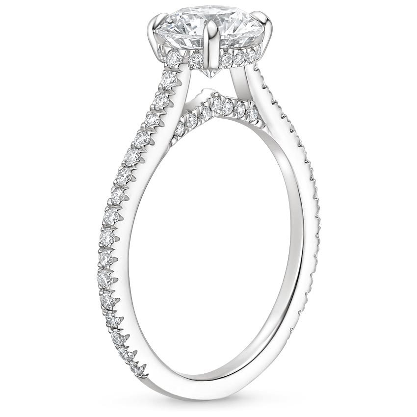 18K White Gold Arbor Diamond Ring (1/3 ct. tw.), large side view