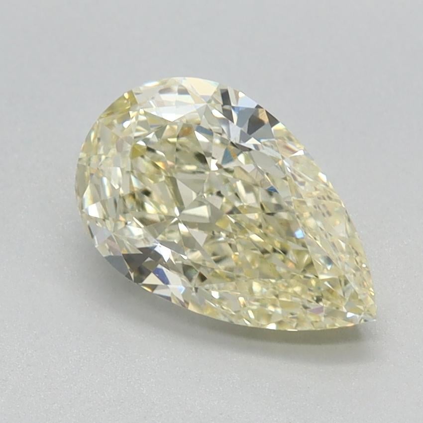 1.13 Ct. Fancy Light Yellow Pear Lab Grown Diamond