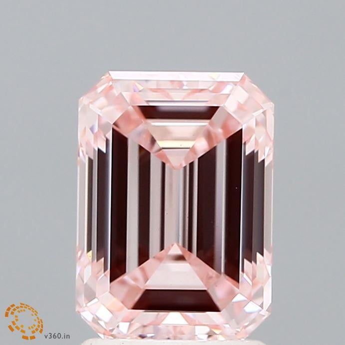 2.11 Ct. Fancy Intense Pink Emerald Lab Grown Diamond