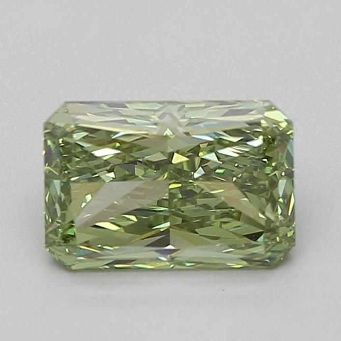 2.03 Ct. Fancy Vivid Green Radiant Lab Grown Diamond