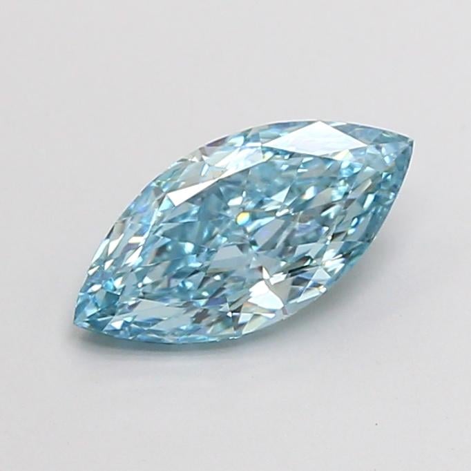 1.01 Ct. Fancy Vivid  Blue Marquise Lab Grown Diamond