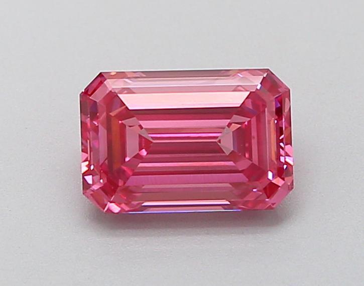 1.18 Ct. Fancy Vivid Pink Emerald Lab Grown Diamond