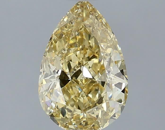 1.04 Ct. Fancy Intense Yellow Pear Lab Grown Diamond