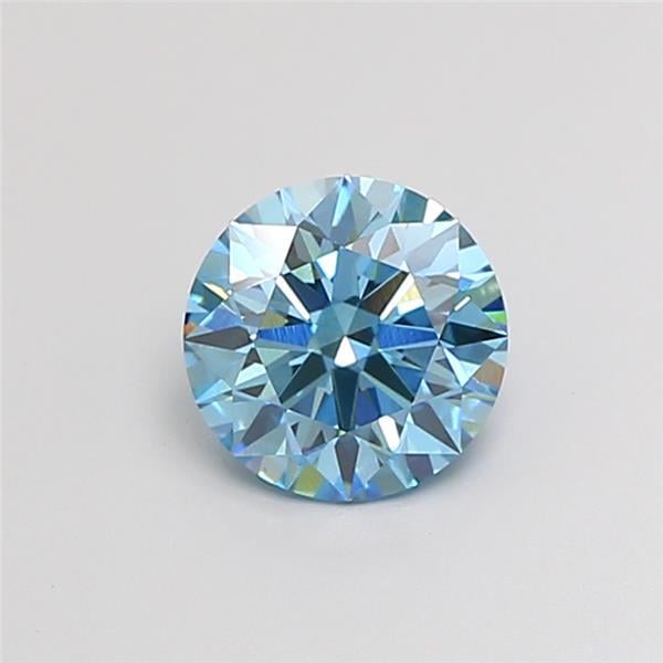 1.72 Ct. Fancy Vivid Blue Round Lab Grown Diamond