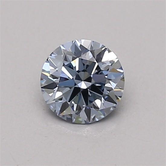 0.36 Ct. Fancy Intense Blue Round Lab Grown Diamond