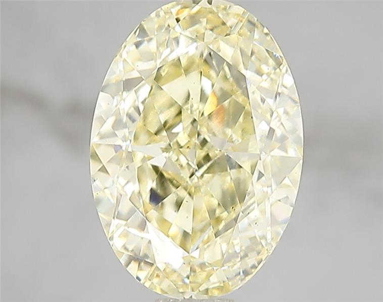 3.01 Ct. Fancy Intense Yellow Oval Lab Grown Diamond