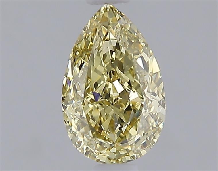 1.04 Ct. Fancy Intense Yellow Pear Lab Grown Diamond