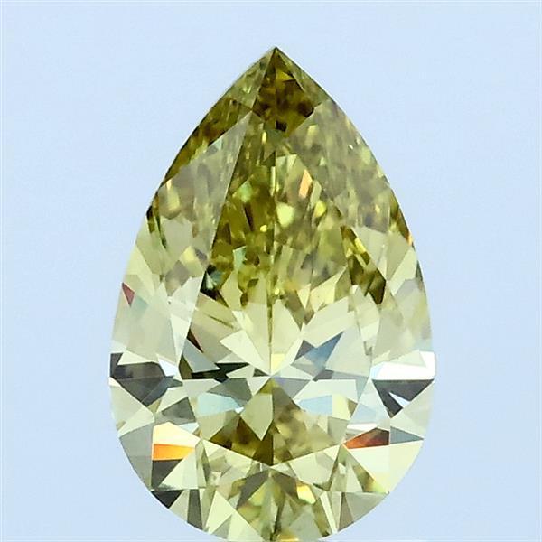 1.01 Ct. Fancy Intense Yellow Pear Lab Grown Diamond