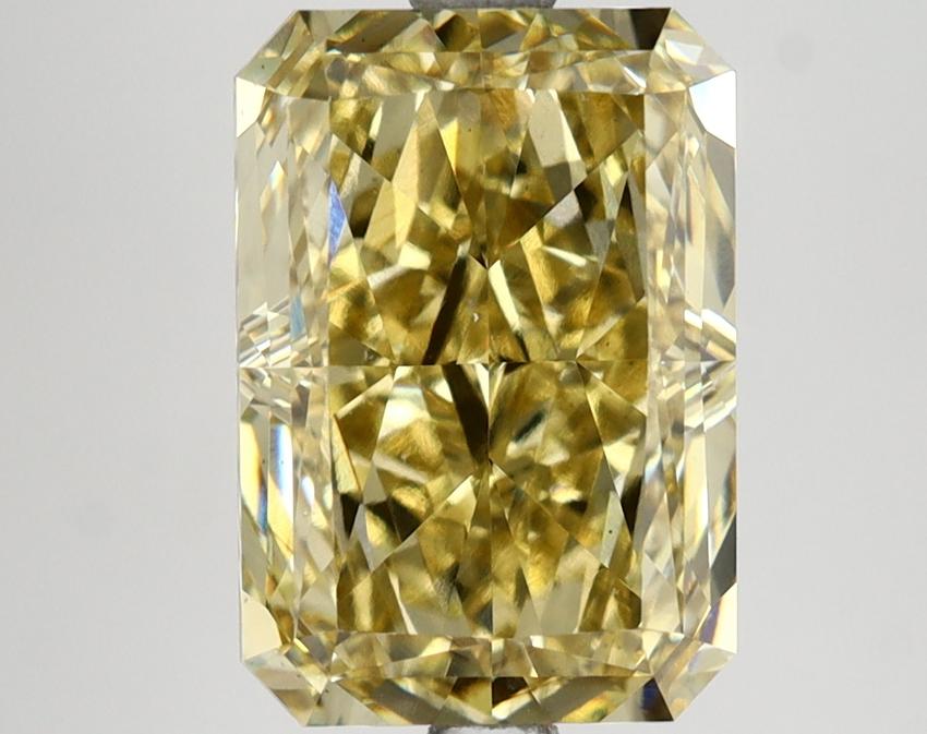 4.45 Ct. Fancy Vivid Yellow Radiant Lab Grown Diamond