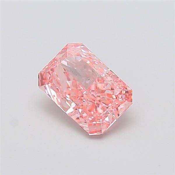 1.54 Ct. Fancy Vivid Pink Radiant Lab Grown Diamond