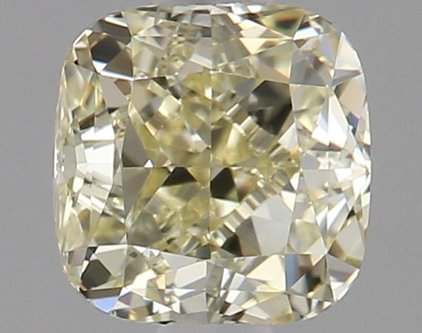 0.7 Ct. Fancy Light Yellow Cushion Diamond