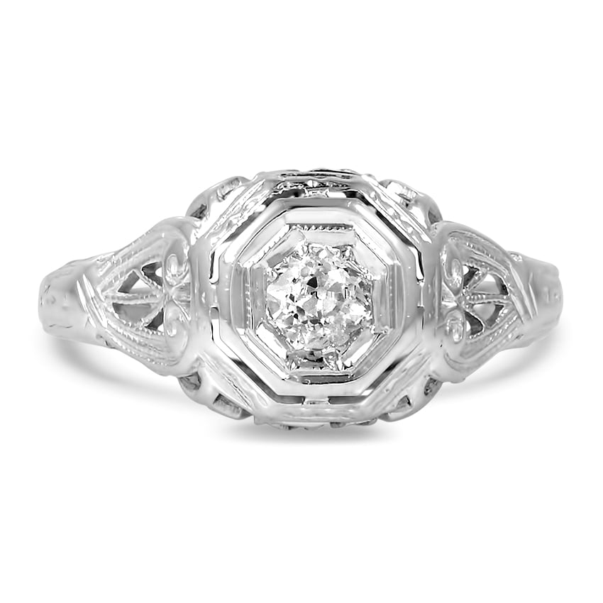 Edwardian Diamond Vintage Ring Keriann Brilliant Earth