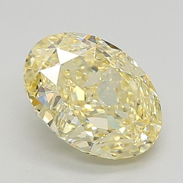 2.35 Ct. Fancy Intense Yellow Oval Lab Grown Diamond