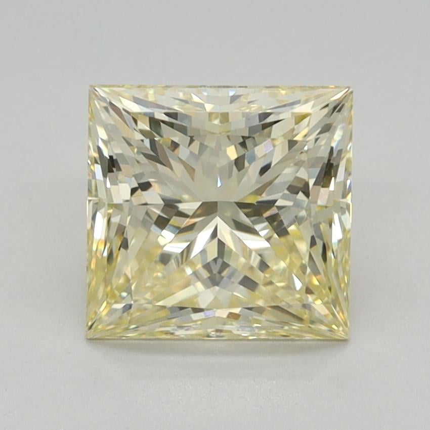 1.07 Ct. Fancy Light Yellow Princess Lab Grown Diamond
