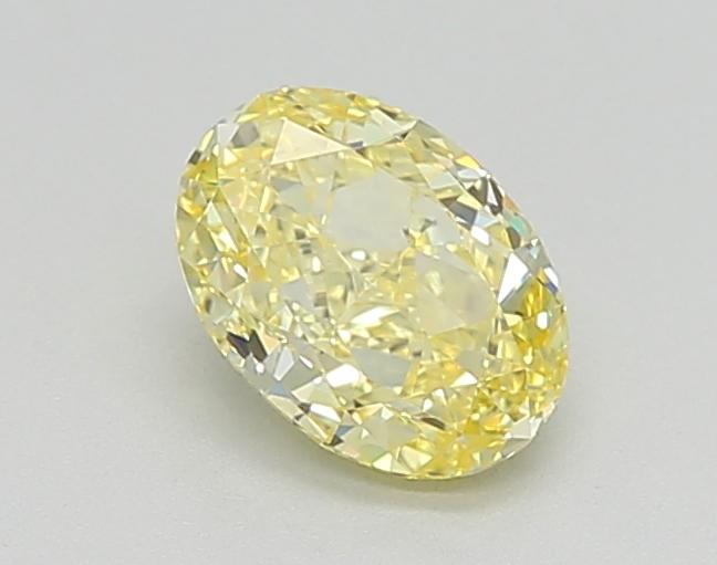 1.01 Ct. Fancy Intense  Yellow Oval Lab Grown Diamond
