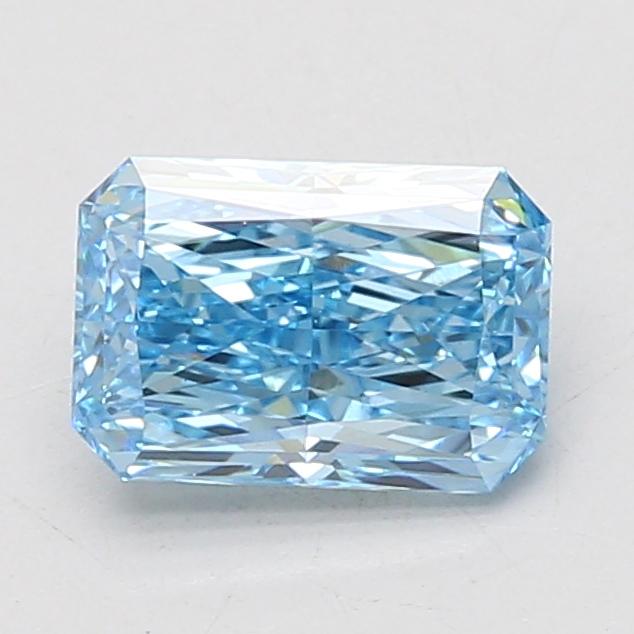 1.59 Ct. Fancy Vivid Blue Radiant Lab Grown Diamond