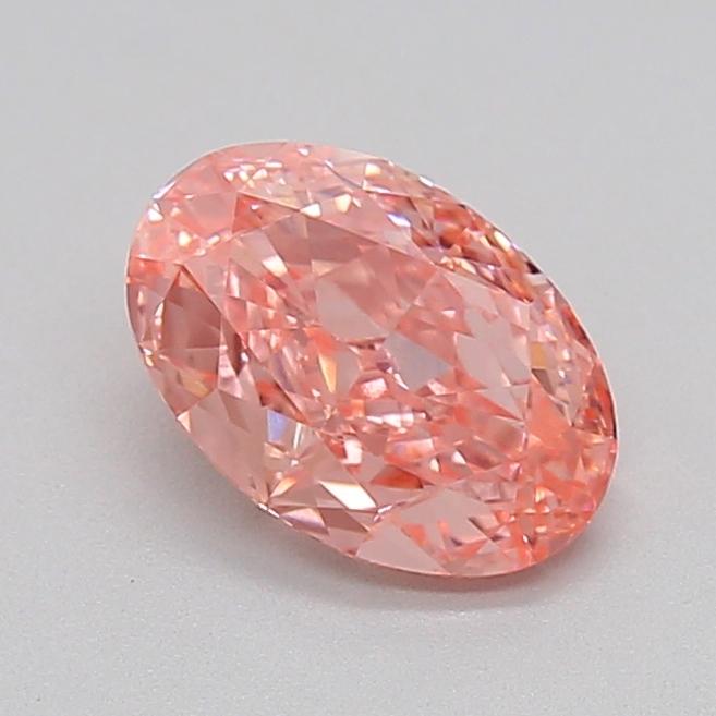 1.57 Ct. Fancy Vivid  Pink Oval Lab Grown Diamond