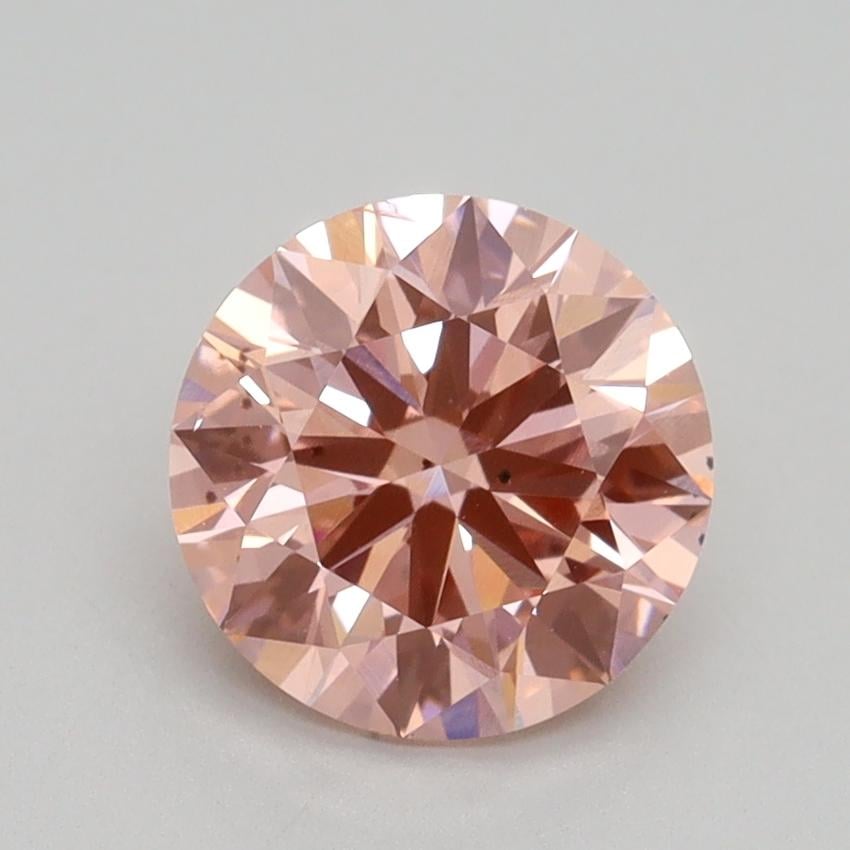 1.66 Ct. Fancy Intense Pink Round Lab Grown Diamond