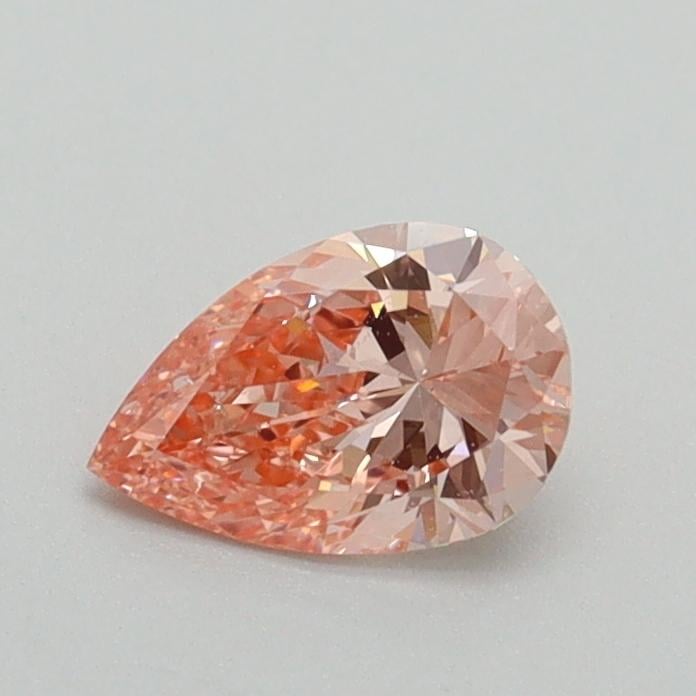 0.50 Ct. Fancy Intense Pink Pear Lab Grown Diamond