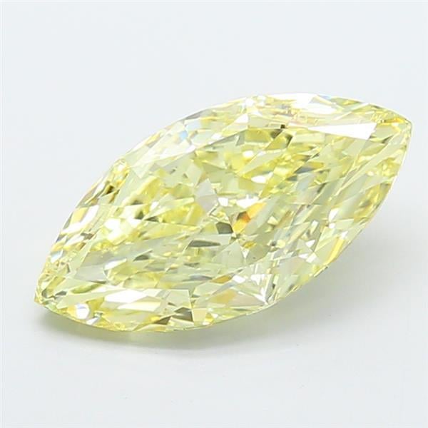 4.10 Ct. Fancy  Yellow Marquise Lab Grown Diamond