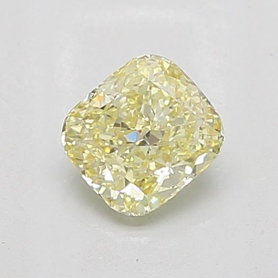 0.96 Ct. Fancy Yellow Cushion Lab Grown Diamond