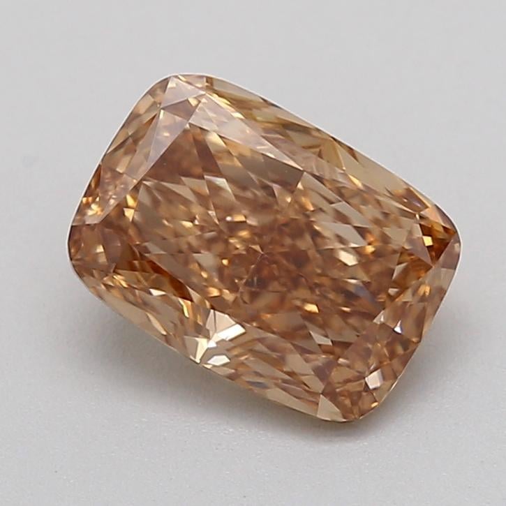 1.01 Ct. Fancy Light  Brown Cushion Lab Grown Diamond