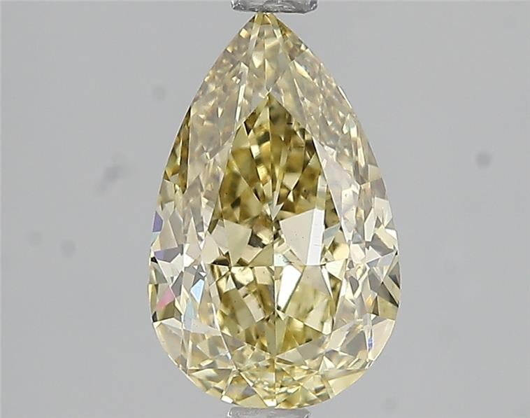 2.05 Ct. Fancy Intense Yellow Pear Lab Grown Diamond