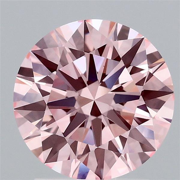 2.01 Ct. Fancy Vivid Pink Round Lab Grown Diamond