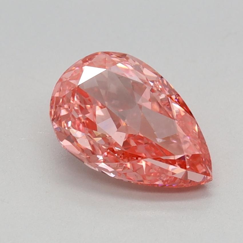0.89 Ct. Fancy Vivid Pink Pear Lab Grown Diamond