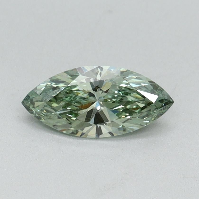 0.36 Ct. Fancy Vivid Green Marquise Lab Grown Diamond