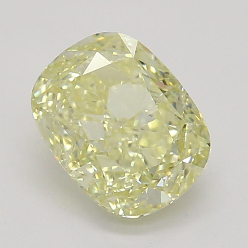 0.63 Ct. Fancy Yellow Cushion Diamond