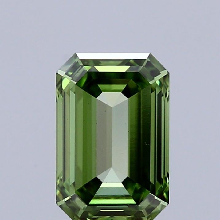 1.02 Ct. Fancy Vivid  Green Emerald Lab Grown Diamond