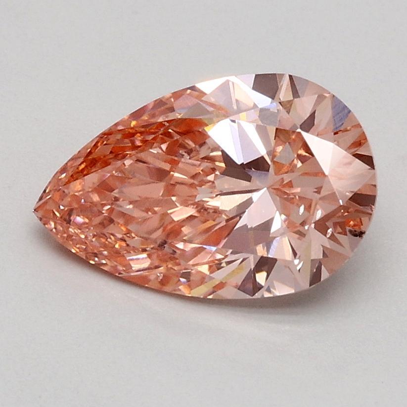 1.00 Ct. Fancy Intense Pink Pear Lab Grown Diamond